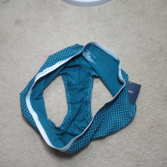 Relisted Tommy Hilfiger teal polka dot boyshort panty size S or M - Picture 5 of 16